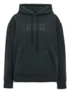 Mm6 Maison Margiela 'numeric Signature Mm6' Hoodie In Black