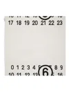 Mm6 Maison Margiela Numbers-print Scarf In White