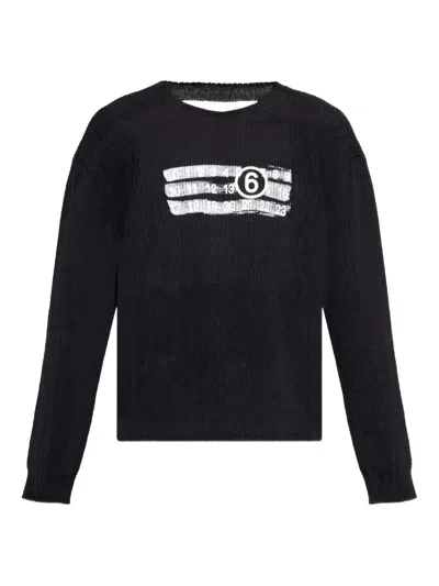 MM6 MAISON MARGIELA NUMBERS-PRINT SWEATER