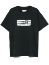 Mm6 Maison Margiela Numeric Print Crewneck T-shirt In Schwarz