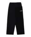Mm6 Maison Margiela Pantaloni In Felpa Re-cut In Black