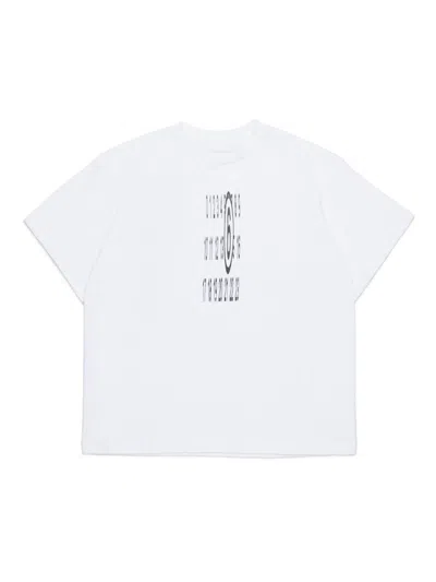 Mm6 Maison Margiela Kids' Numbers T-shirt In White