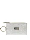 Mm6 Maison Margiela Numeric Zip-up Wallet In シルバートーン
