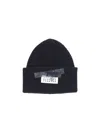 Mm6 Maison Margiela Numeric Beanie In Black