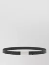Mm6 Maison Margiela Numeric Belt Adjustable Texture Engraved Detail In Black