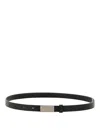 Mm6 Maison Margiela Numeric Belt In Black