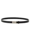 Mm6 Maison Margiela Numeric Belt In Black