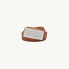 Mm6 Maison Margiela Numeric Belt In Brown