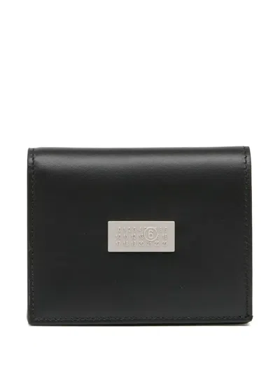 Mm6 Maison Margiela "numeric" Bifold Wallet In Black