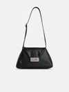 Mm6 Maison Margiela 'numeric' Black Leather Crossbody Bag In Black