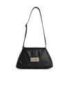 Mm6 Maison Margiela 'numeric' Rectangular Leather Crossbody Bag In Black