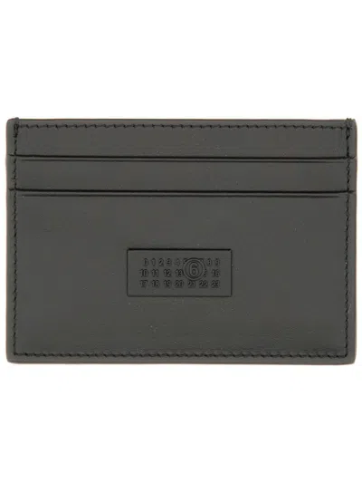 Mm6 Maison Margiela Numeric" Card Holder In Gray