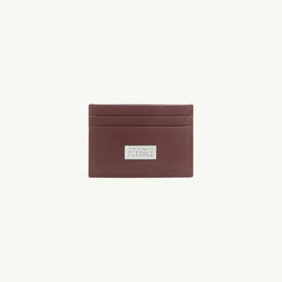 Mm6 Maison Margiela Numeric Cardholder In Brown
