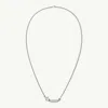 Mm6 Maison Margiela Numeric Chain Necklace In Silver