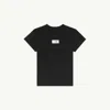 Mm6 Maison Margiela Numeric Cotton Jersey T-shirt In Black