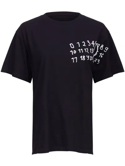 MM6 MAISON MARGIELA NUMERIC COTTON T-SHIRT