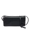 Mm6 Maison Margiela Numeric Flap Leather Shoulder Bag In Black