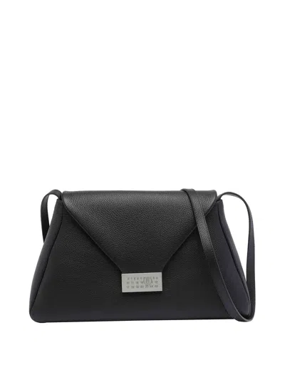 Mm6 Maison Margiela Numeric Crossbody Bag In Black