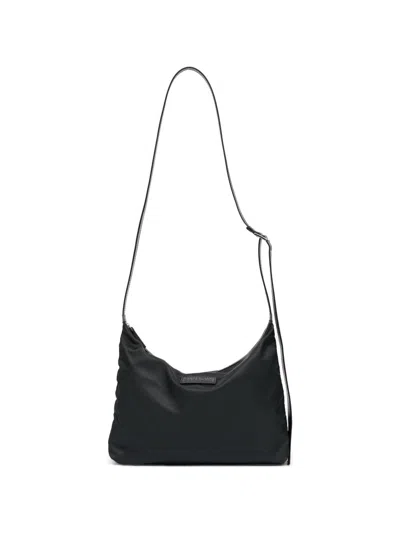 Mm6 Maison Margiela Numeric Crossbody Bag In Nylon And Leather Black