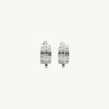 Mm6 Maison Margiela Numeric Cuff Earrings In Gray