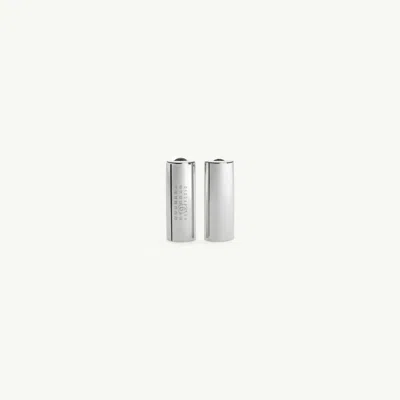 Mm6 Maison Margiela Numeric Drop Earrings In Metallic