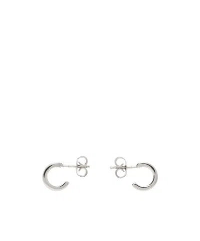 MM6 MAISON MARGIELA MM6 MAISON MARGIELA NUMERIC ENGRAVED HOOP EARRINGS