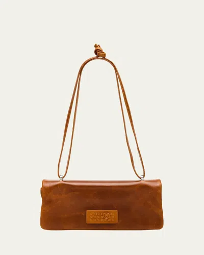 Mm6 Maison Margiela Numeric Flap Leather Shoulder Bag
