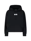 Mm6 Maison Margiela Numeric Hoodie In Black