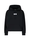 Mm6 Maison Margiela Numeric Hoodie In Black
