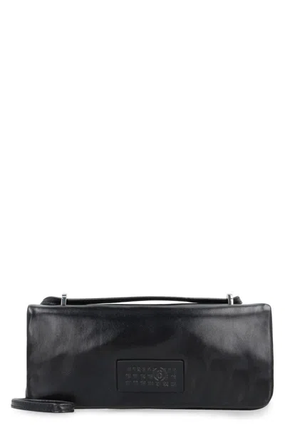 MM6 MAISON MARGIELA MM6 MAISON MARGIELA NUMERIC LEATHER CROSSBODY BAG
