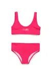 Mm6 Maison Margiela Numeric Logo Bikini Swimsuit In Pink