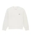 Mm6 Maison Margiela Cotton Crewneck Sweatshirt With Numeric Logo In White