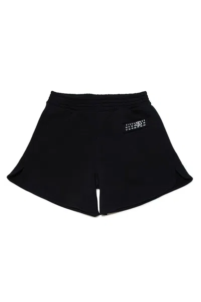 MM6 MAISON MARGIELA NUMERIC LOGO PATCH TRACK SHORTS