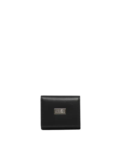 Mm6 Maison Margiela Numeric Logo Wallet In Black