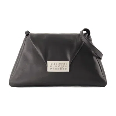 Mm6 Maison Margiela Numeric Medium Soft Crossbody - Leather - Black