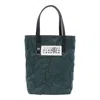 Mm6 Maison Margiela Numeric Mini Shopping Bag In Greengables