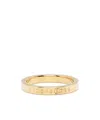 Mm6 Maison Margiela Numeric Minimal Polished-finish Ring In Yellow