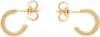 Mm6 Maison Margiela Numeric Minimal Signature Hoop Earrings