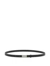 Mm6 Maison Margiela Belts In Black
