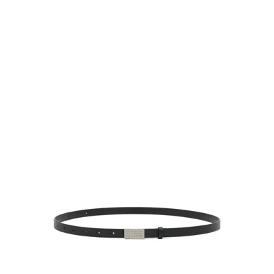 Mm6 Maison Margiela Numeric Plaque Belt In Purple