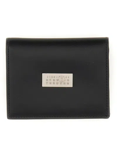 Mm6 Maison Margiela Numeric Bifold Wallet In Black