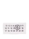 Mm6 Maison Margiela Numeric Pouch In White