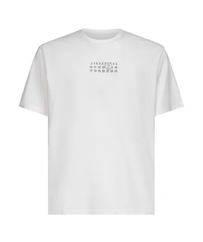 MM6 MAISON MARGIELA MM6 MAISON MARGIELA NUMERIC PRINTED CREWNECK T-SHIRT