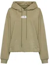 MM6 MAISON MARGIELA NUMERIC RAW-CUT-HEM HOODIE