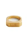 Mm6 Maison Margiela Numeric Ring In Gold