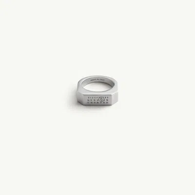 Mm6 Maison Margiela Numeric Ring In Gray