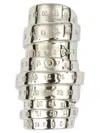 Mm6 Maison Margiela 'numeric' Ring In Gray