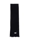 Mm6 Maison Margiela Numeric Scarf In Black