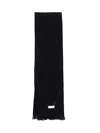 Mm6 Maison Margiela Numeric Scarf In Black
