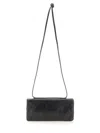 Mm6 Maison Margiela Numeric Leather Crossbody Bag In Black